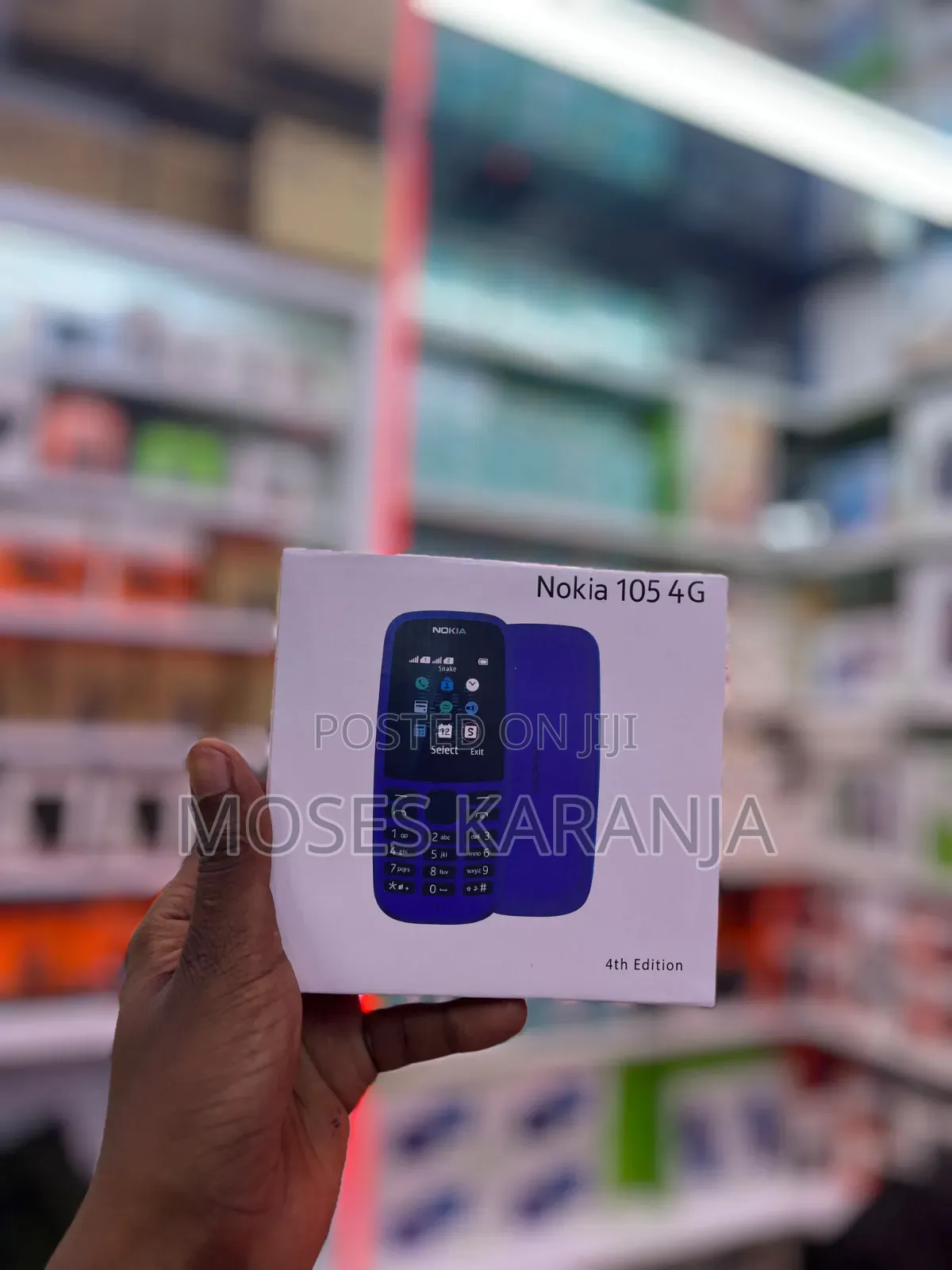 New Nokia 105 4G Blue