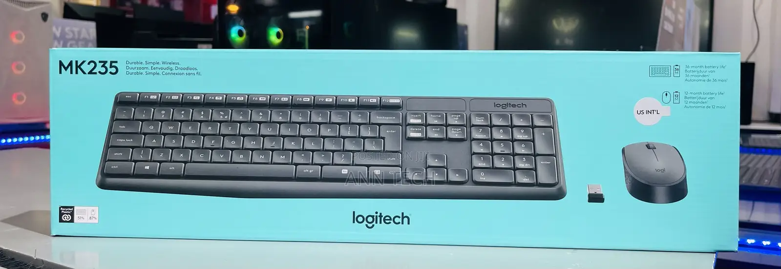 Logitech Mk235 Wireless Keyboard Combo