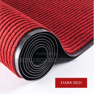 10mm Ribbed Entrance Carpet Mat 80x120cm Dirt & Water Trap