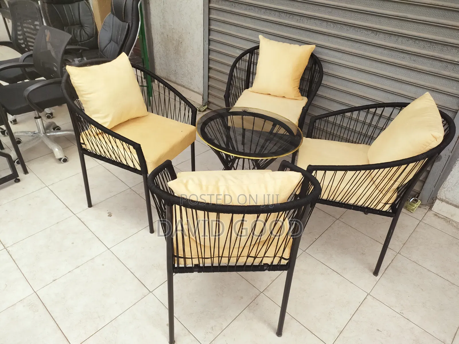 Balcony Chairs and Round Tables