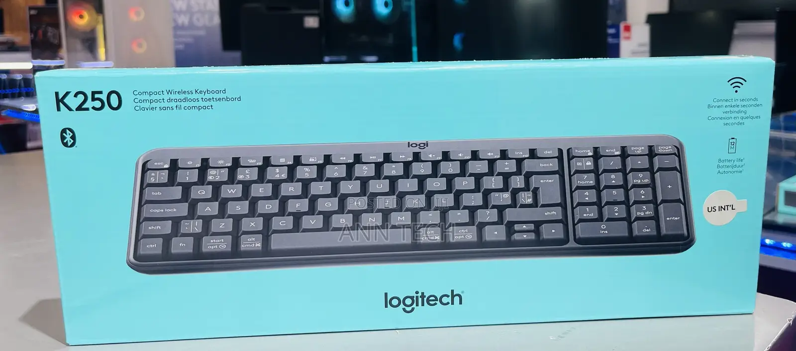 LOGITECH K250 Bluetooth Keyboard
