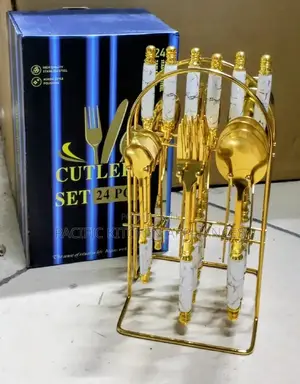 24pcs Marble Spoon Set