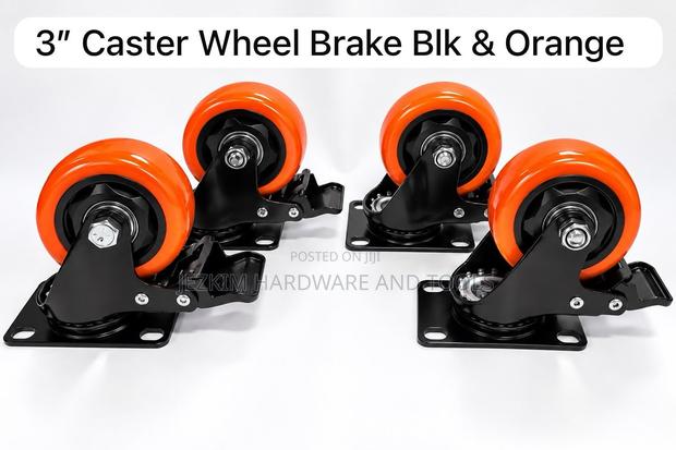 3” Castors With Break