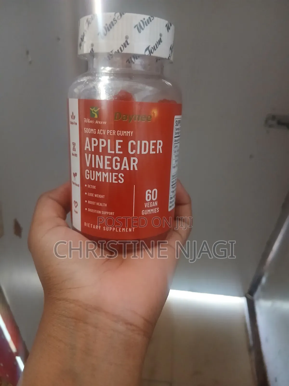Apple Cider Vinegar Gummies – 60 Vegan Gummies