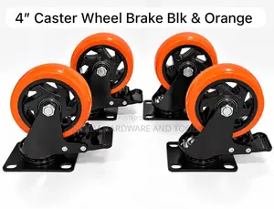 4” Castor Wheels With Break