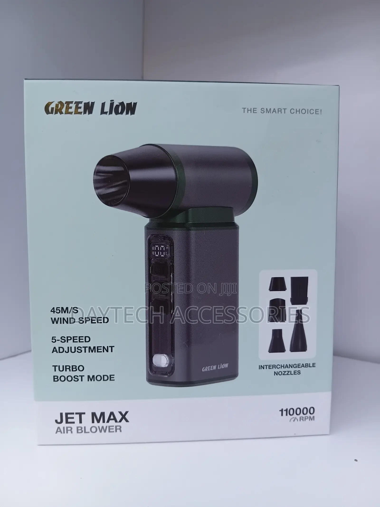 Green Lion Jet Max Air Blower Grey EE-437