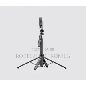 C17 AI Face Tracking Selfie Stick With 2pc LED Lights