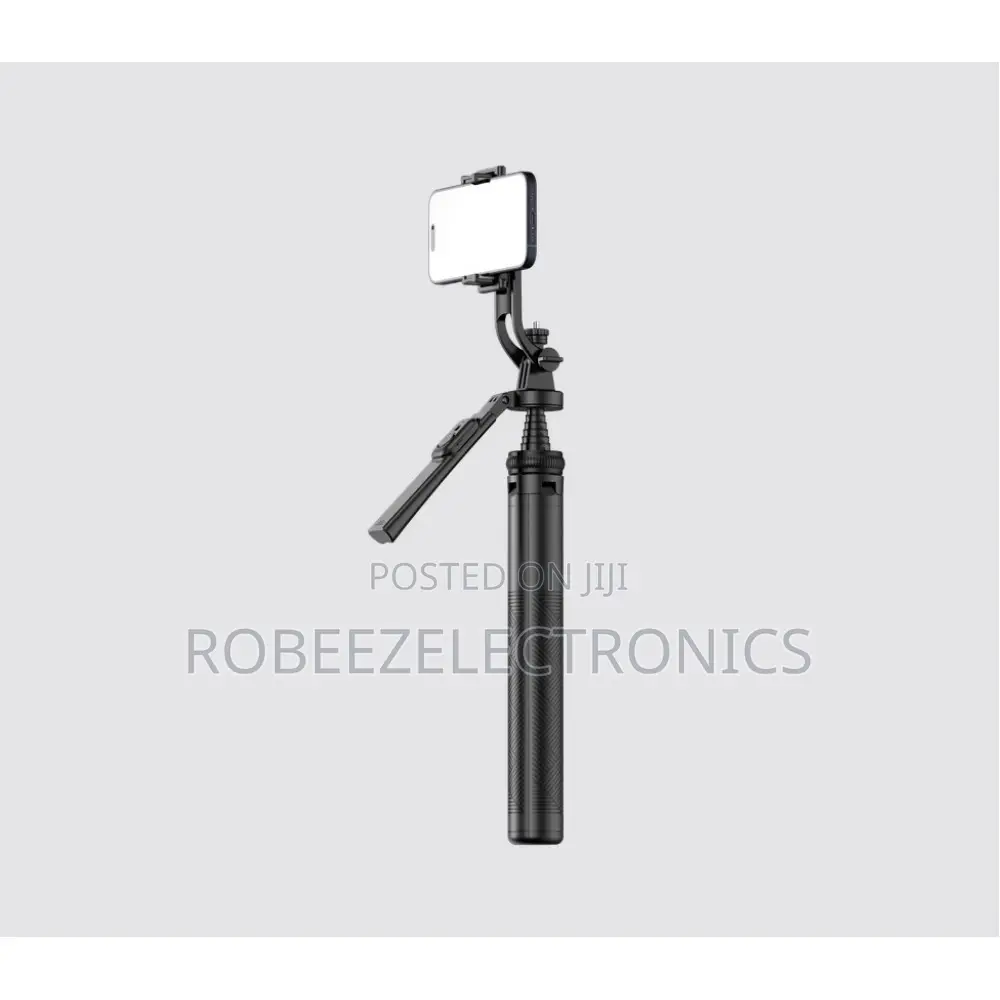 C17 AI Face Tracking Selfie Stick With 2pc LED Lights