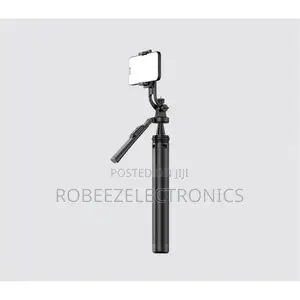 C17 AI Face Tracking Selfie Stick With 2pc LED Lights