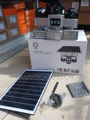 3 Lens 4G SIM Card Solar Powered Wireless PTZ Camera
