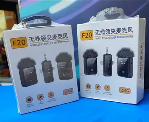F20 Wireless Clip Microphone for TikTok Live & YouTube