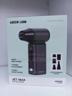 Green Lion Jet Max Air Blower Fan - Gray