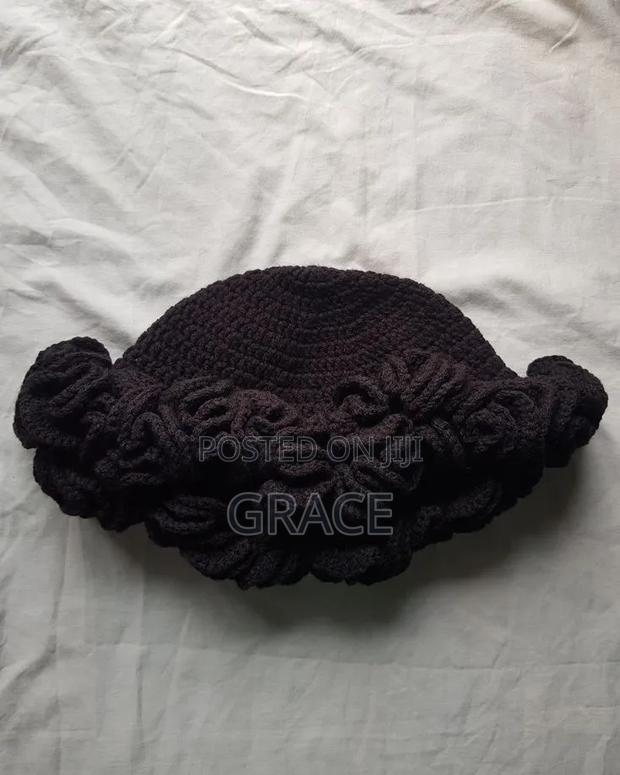 A Crotchet Ruffle Hat (Handmade) - thumbnail 2