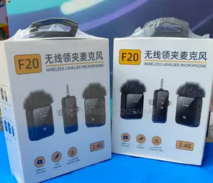 F20 2.4G Wireless Clip Mic for Phone Video & Content Creation