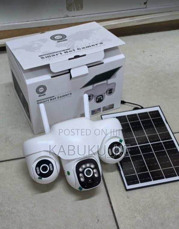 VTS31 Solar Security Camera Triple Lens WiFi Surveillance System