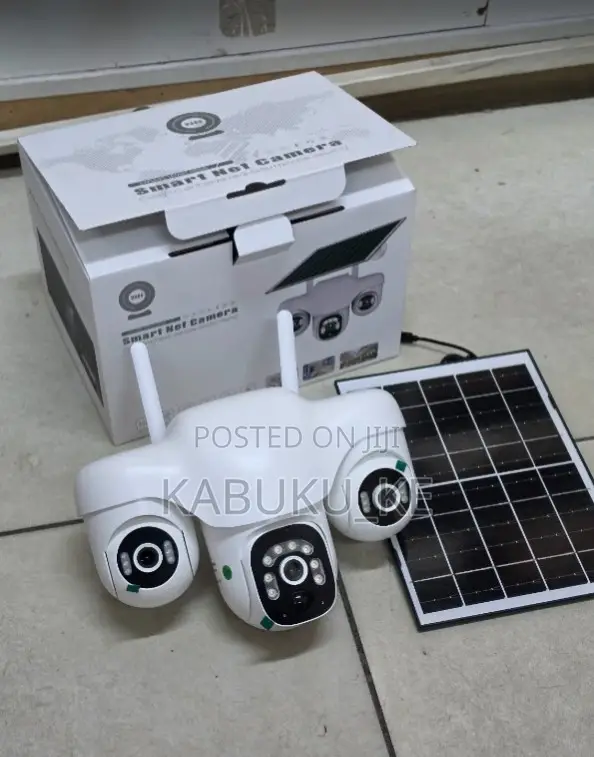 VTS31 Solar Security Camera Triple Lens WiFi Surveillance System