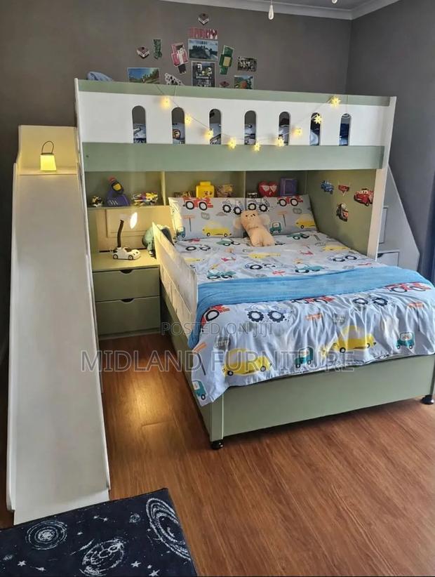 Double Bunk With Slide & Storage Available on Order - main view