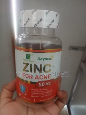Zinc for Acne 50 Mg Dietary Supplement Gummies (60 Gummies