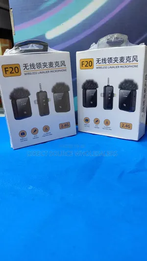 F20 Portable Wireless Microphone Kit for Mobile Recording