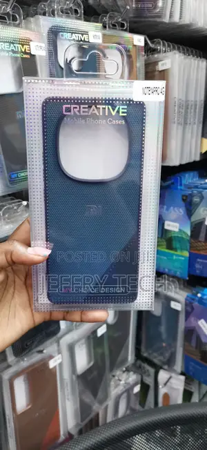 Blue Case a Dual-Tone and a Square Camera Cutout Redmi Note 14 Pro