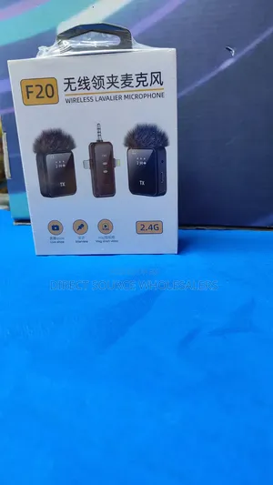 F20 Dual Wireless Lapel Microphone for Video Recording