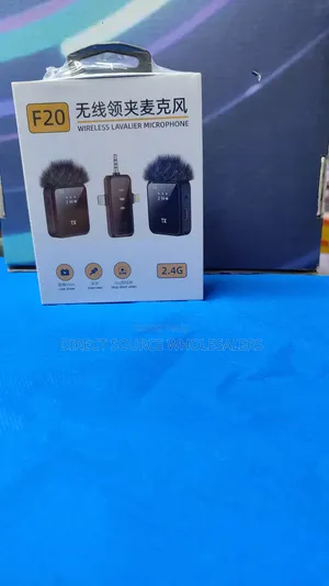 F20 Dual Wireless Lapel Microphone for Video Recording