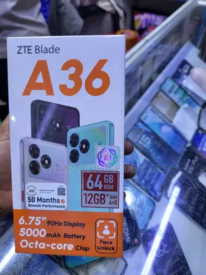 New ZTE Blade A36 64 GB Black