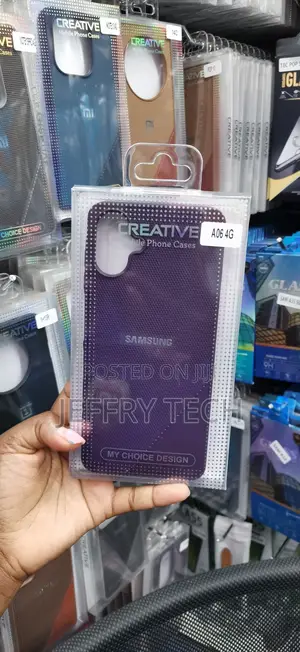 Purple Textured Mobile Phone Case Designed for the Samsung Galaxy A06
