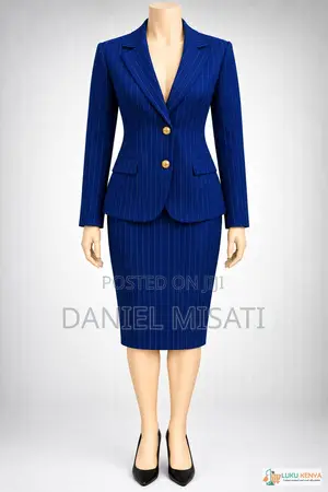 Elegant 2-Piece Trouser – Pinstripe Suit
