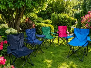 Camping Chair (Navy Blue)
