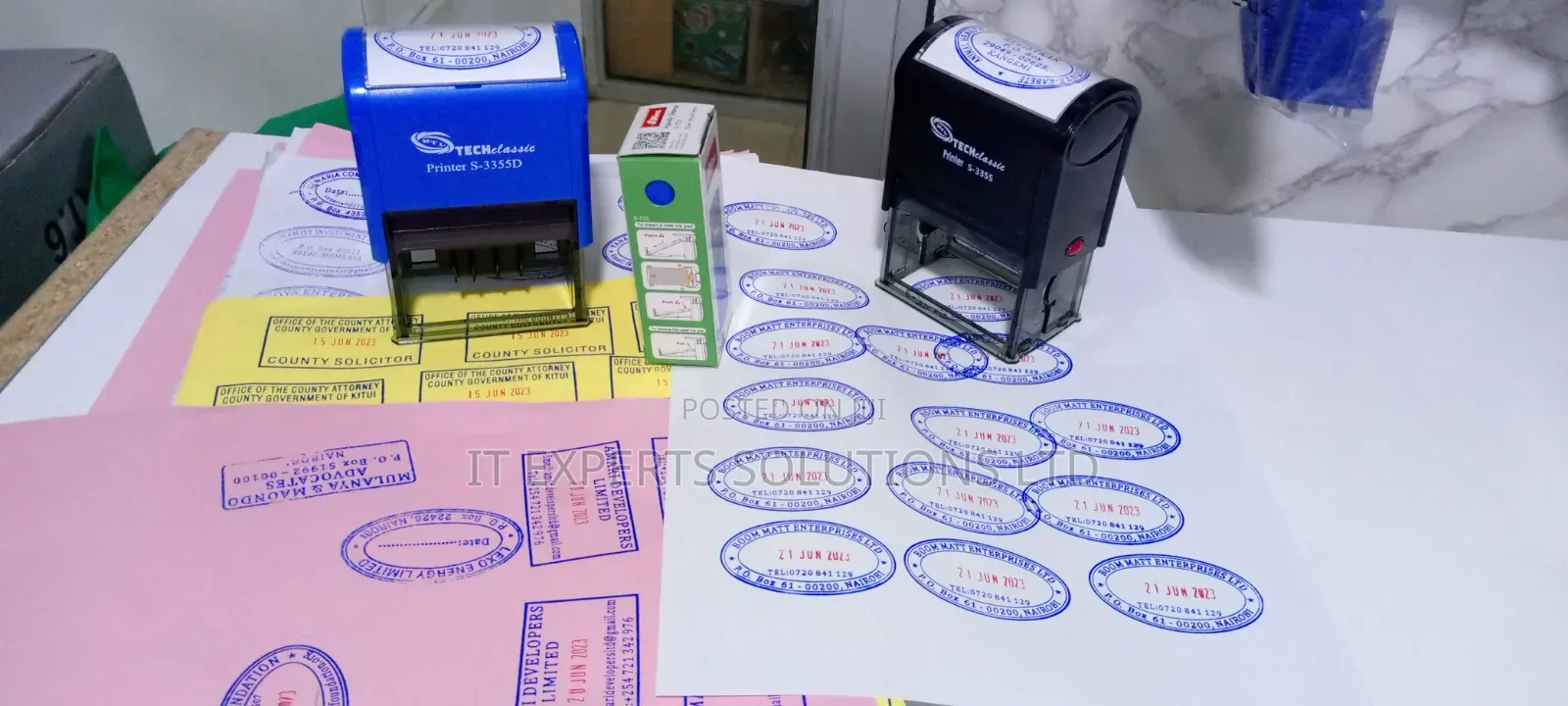 Stamps,oval Stamp,circular Self Inking Stamp