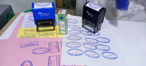 Stamps,oval Stamp,circular Self Inking Stamp - thumbnail 8