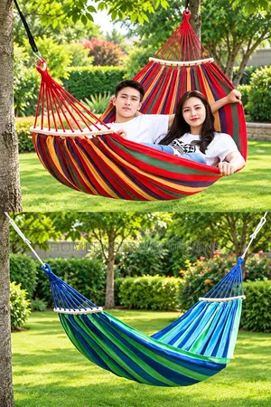 Cotton and Polyester Blend Hammock for 2 People