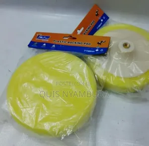 7" Polishing Sponge/ Plastic Backing Pad