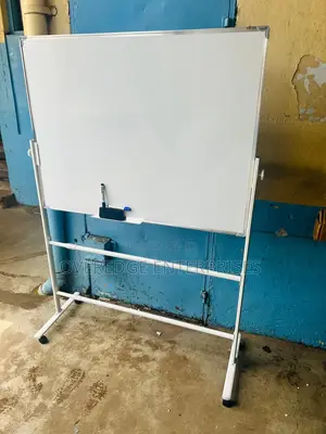 6ftx4ft Whiteboard With Rotatable Wheel Stand