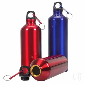 Silver,Blue,Red Water Bottles