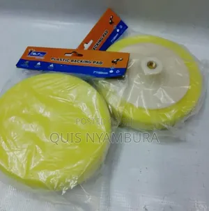 7" Polishing Sponge/ Plastic Backing Pad