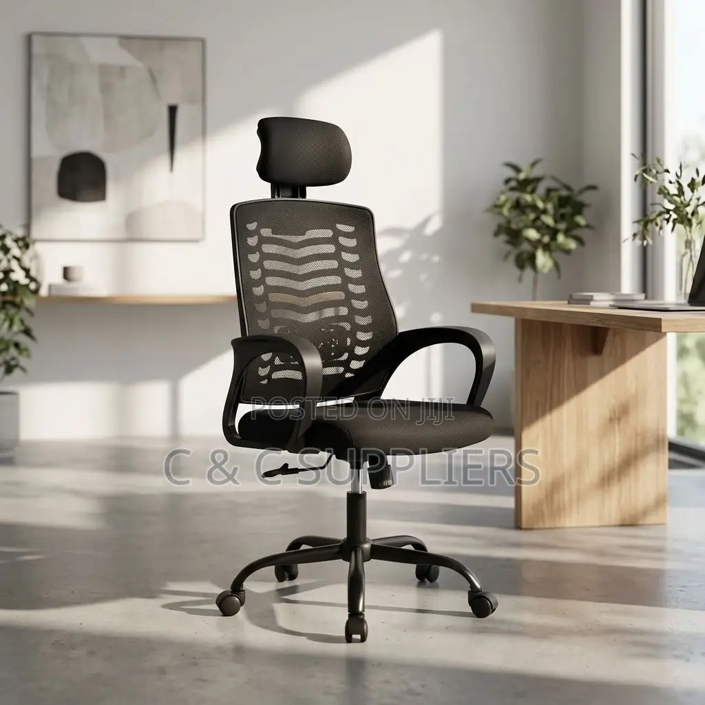Headrest Mesh Swivel Seat.