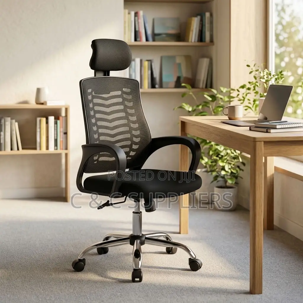Headrest Mesh Swivel Seat.
