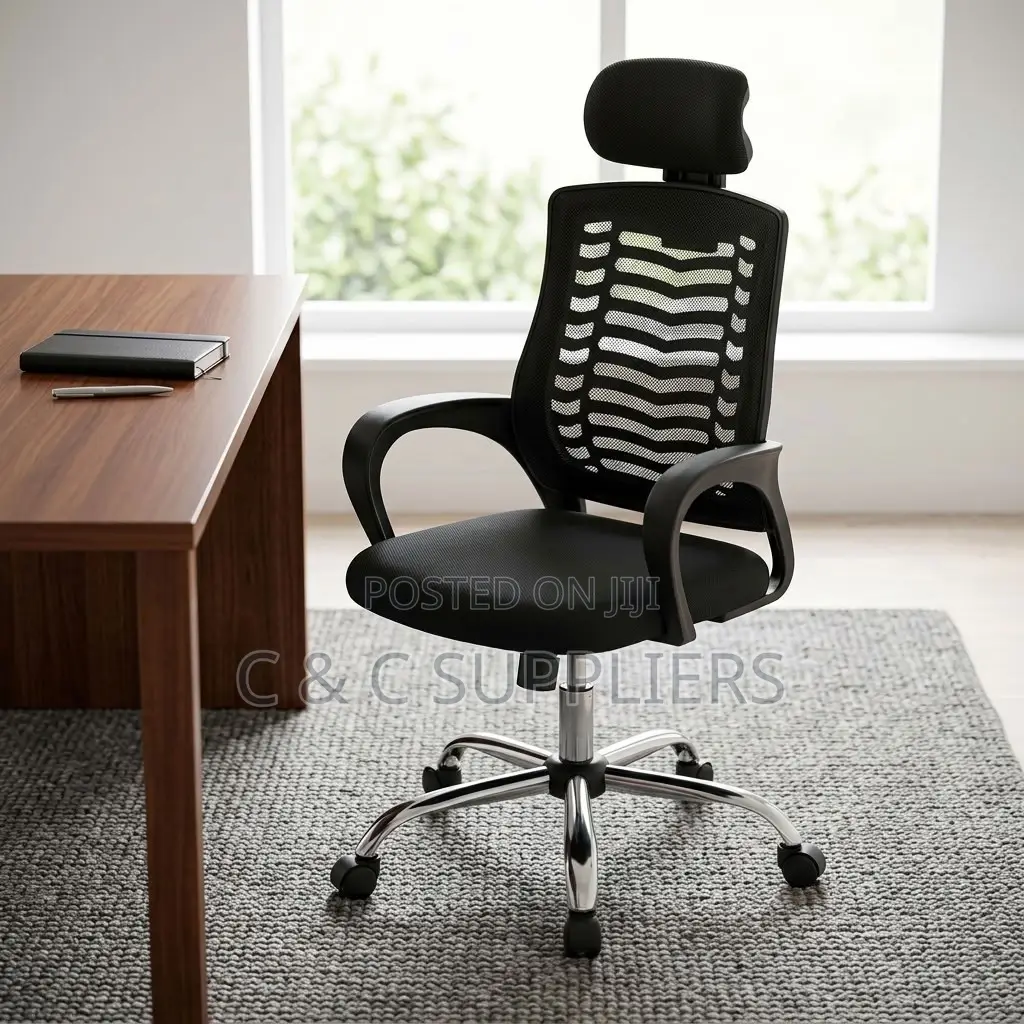 Headrest Mesh Swivel Seat.
