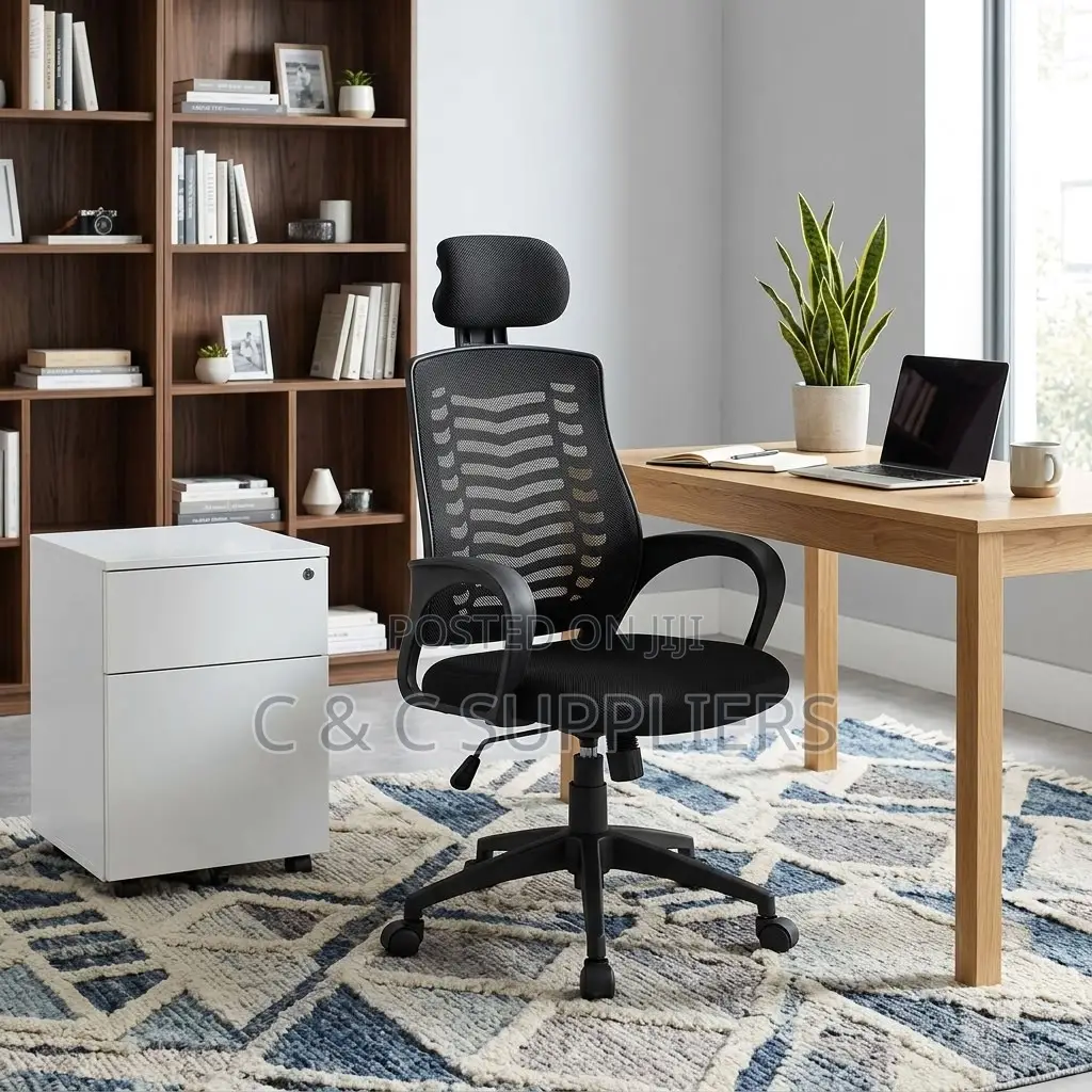 Headrest Mesh Swivel Seat.