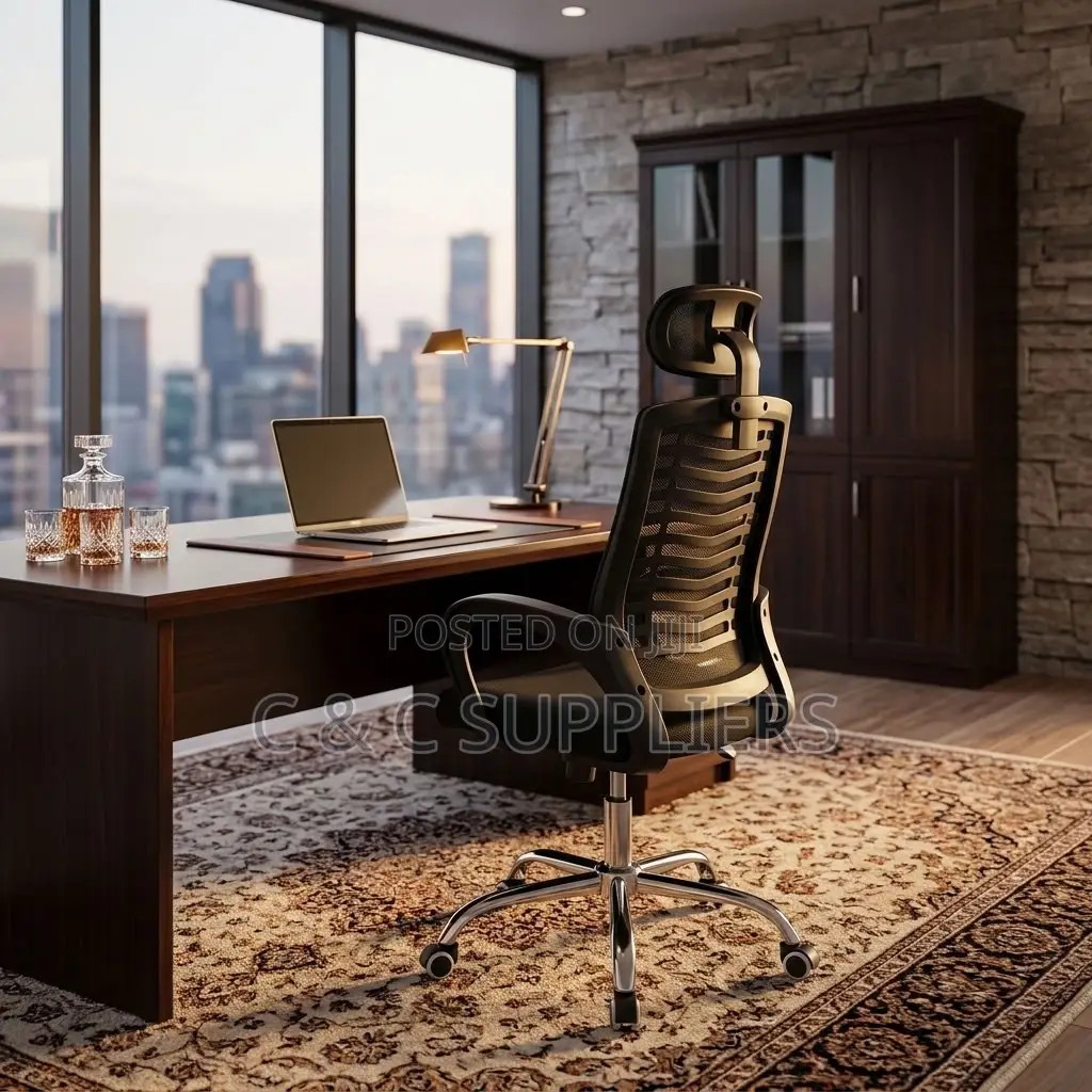 Headrest Mesh Swivel Seat.