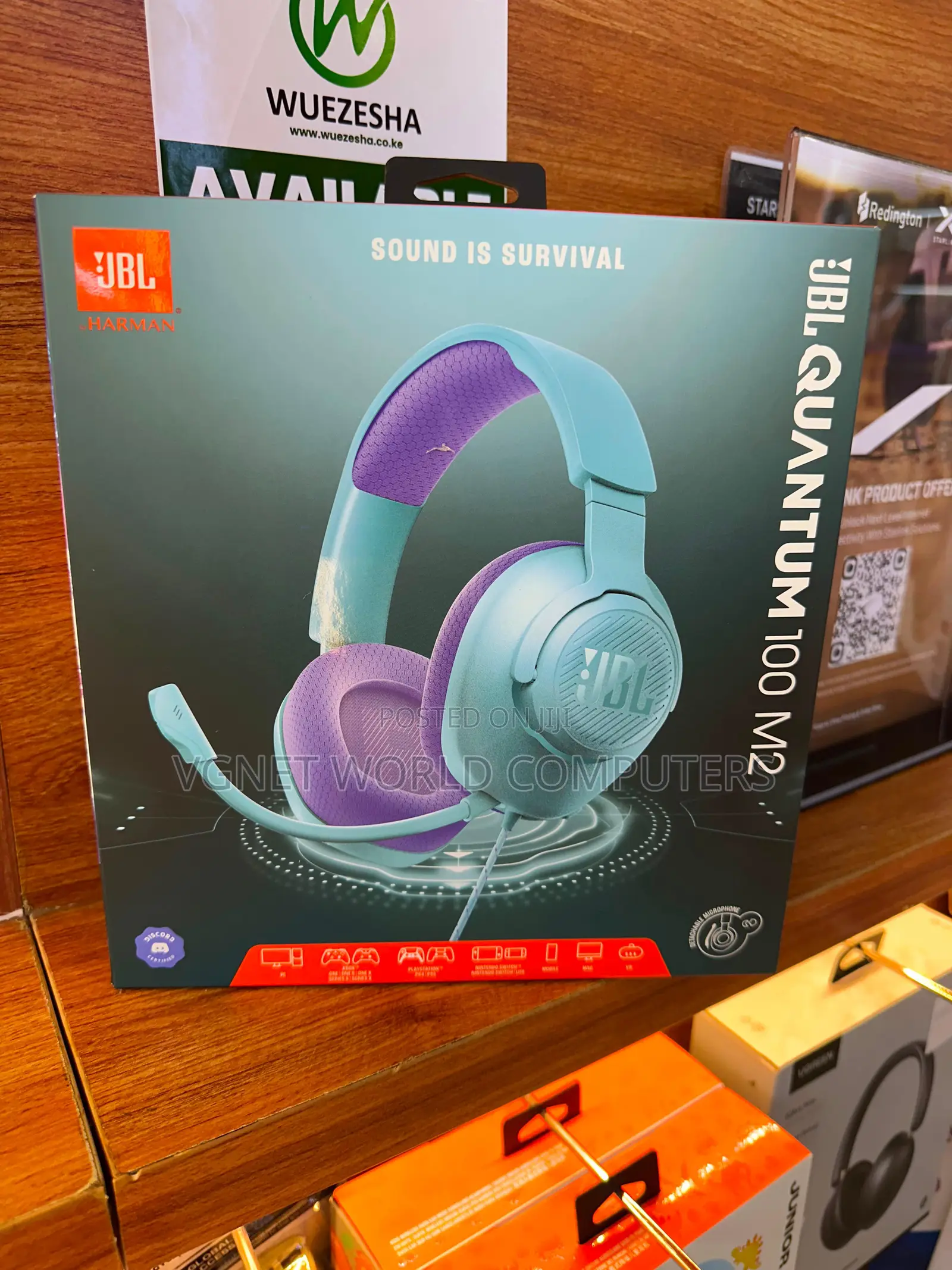 JBL Quantum 100 M2 Wired Gaming Headset
