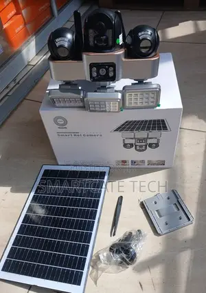 Smart 3 Lens 4G SIM Card Solar PTZ Outdoor Security Camera