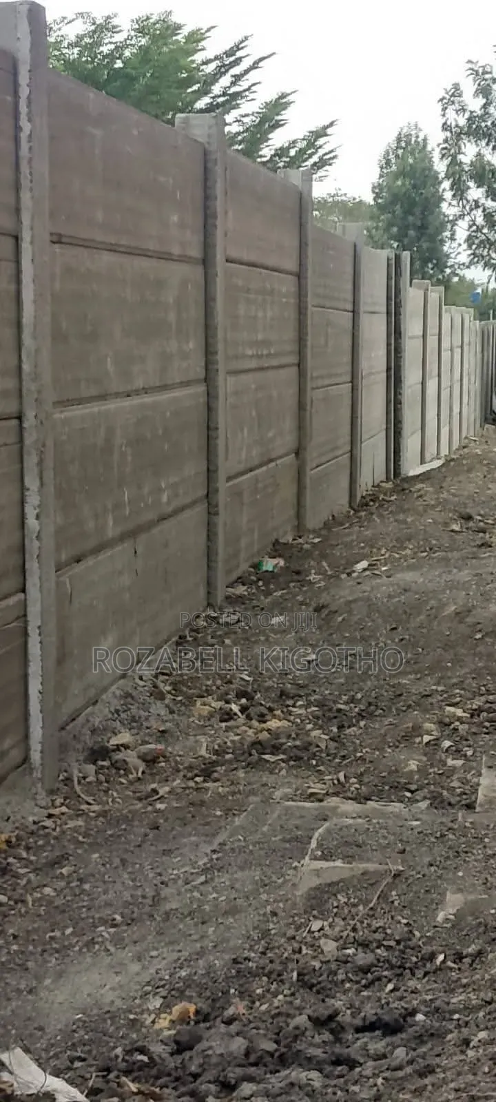 Precast Perimeter Fence