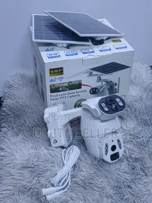 6MP Dual Camera Solar-Powered 4G Outdoor CCTV With Auto Tracking