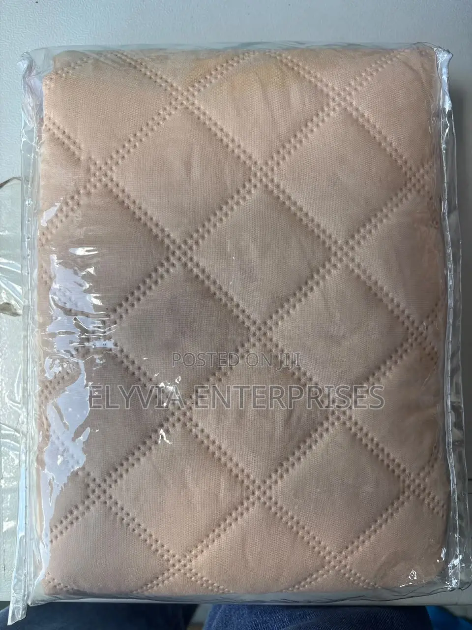 Beige Pillow Protector