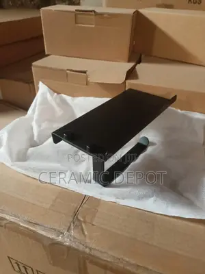 Ss Tissue Paper Handle Black With Tray