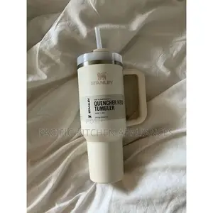 Stanley Insulated Stainless Steel Travel Mug With Handle and Straw