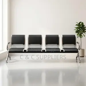 4-Link Waiting Bench With Armrest